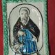 Plaque de dévotion en terre cuite Abbé Saint Antoine, XIX siècle