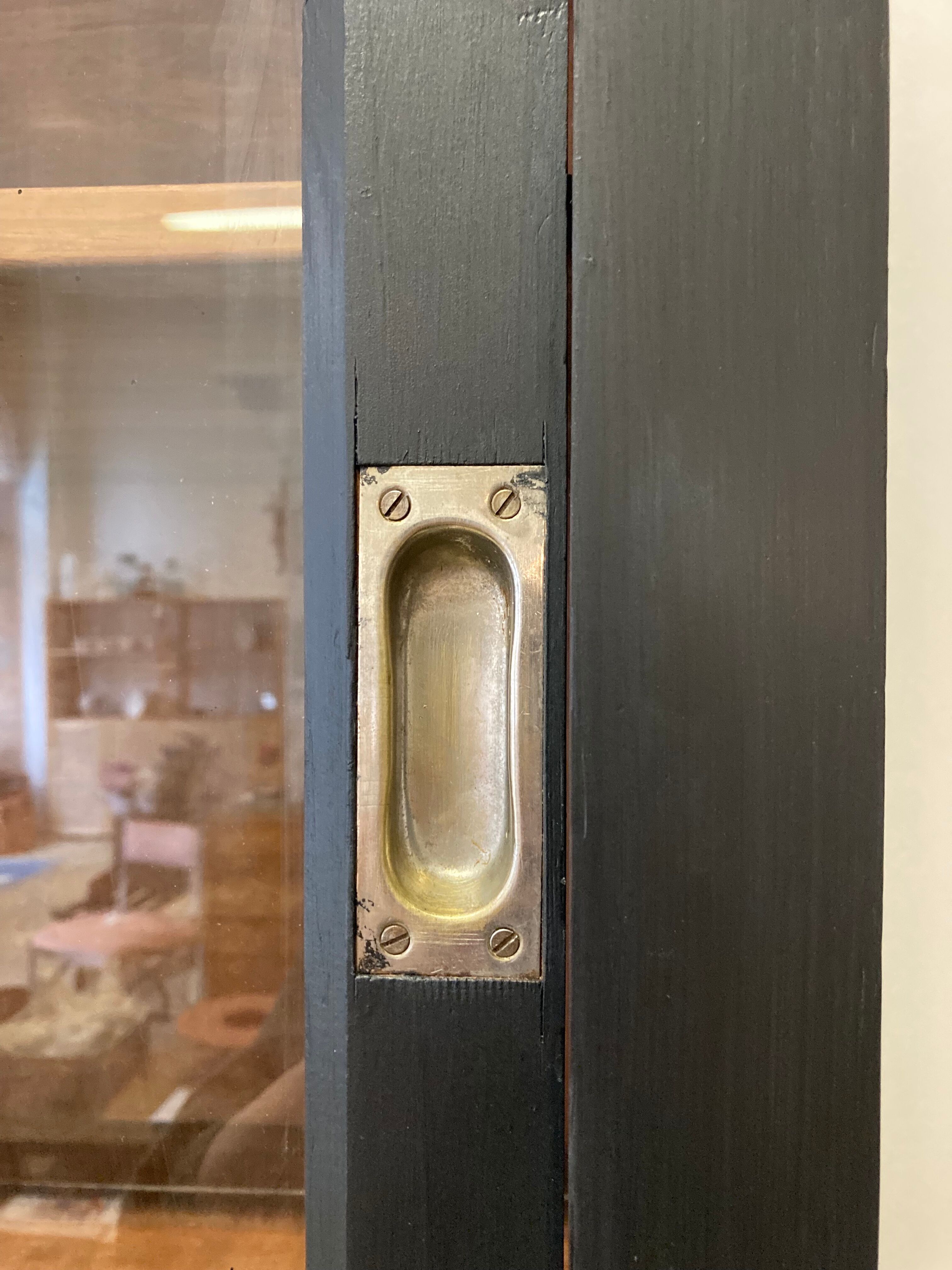 Window cabinet two black body