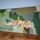 Large format handmade wall tapestry vintage