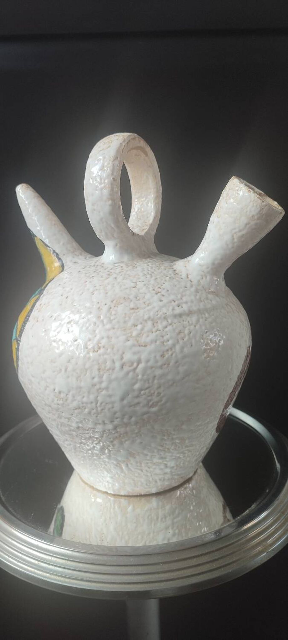 Jug, large ceramic goat by Pablo Sanguino Toledo.