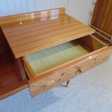 Console dressing table - hall furniture - drawer and mirror - 60s - vintage - modernist