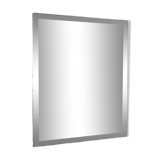 Old beveled mirror stitched 65x83cm