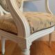 Chaise et fauteuil médaillon, style louis xvi, vers 1950