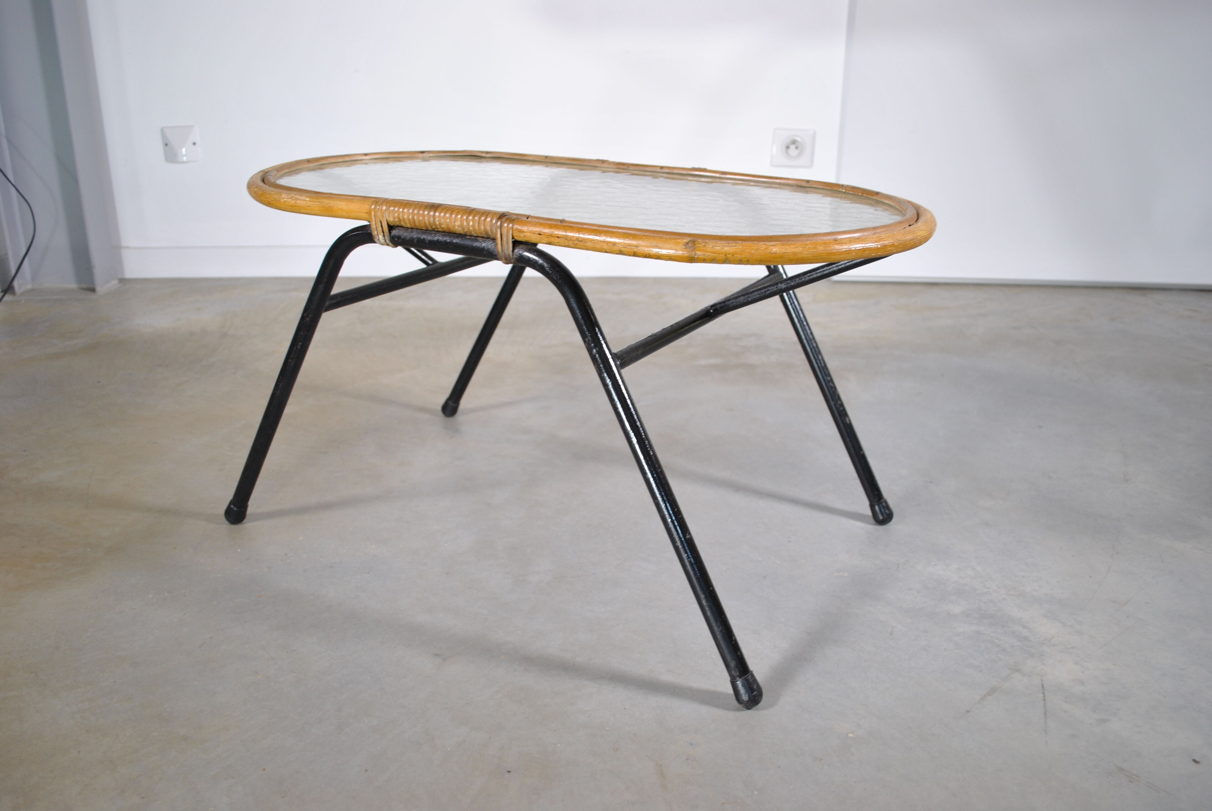 Dirk van Sliedregt coffee table for Rohé Noordwolde, Netherlands 1960.