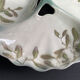 Faiencerie de Saint-Clément - Service dish "called beggar" - Art Deco - Earthenware - Mistletoe décor