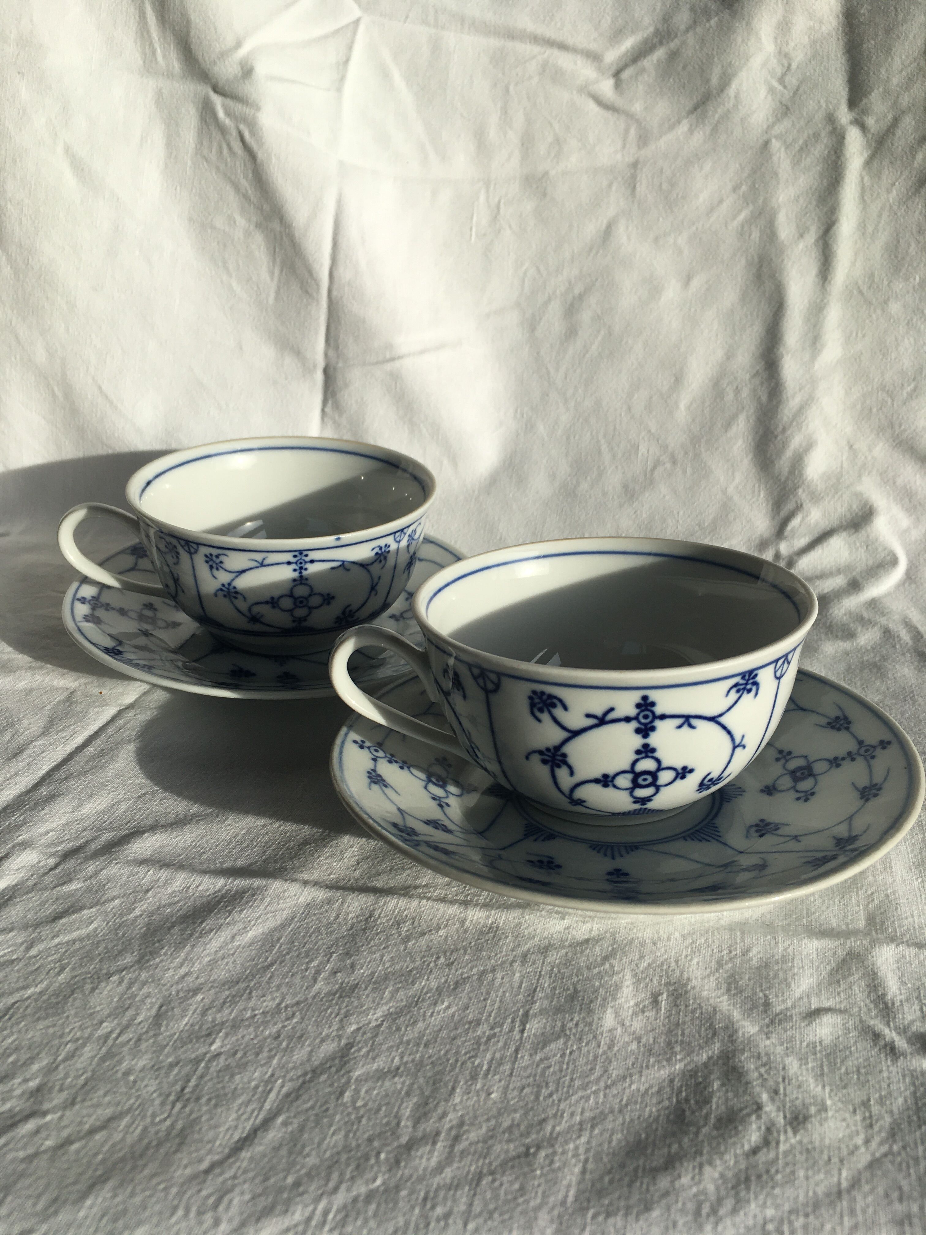 Winterling Bavaria porcelain coffee cups and saucers