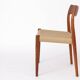 Niels Møller Dining Chair Set (6) – Models 77 & 57, Teak, Danish Cord