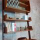 Ergo teak shelving unit, Scandinavian vintage 1960s