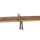 Pair of old benches for farm table