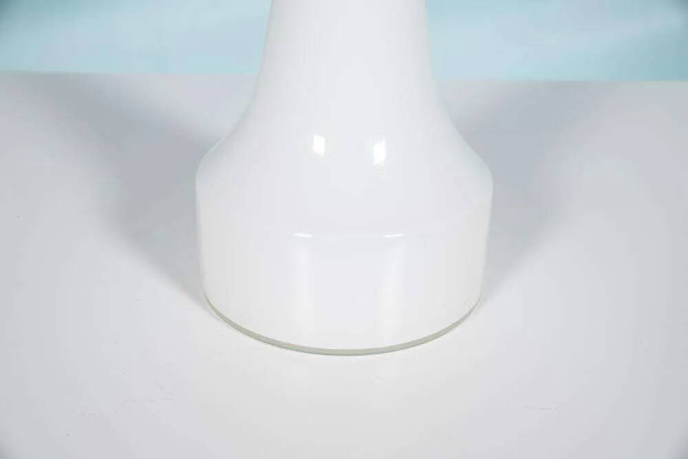 Vintage Holmegaard glass Nordic table lamp