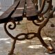 Art nouveau bench