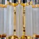 Venini sconce with gilding and finish frost glass
