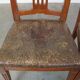 Set of 6 Original Antique Dutch Leather Dining Chairs