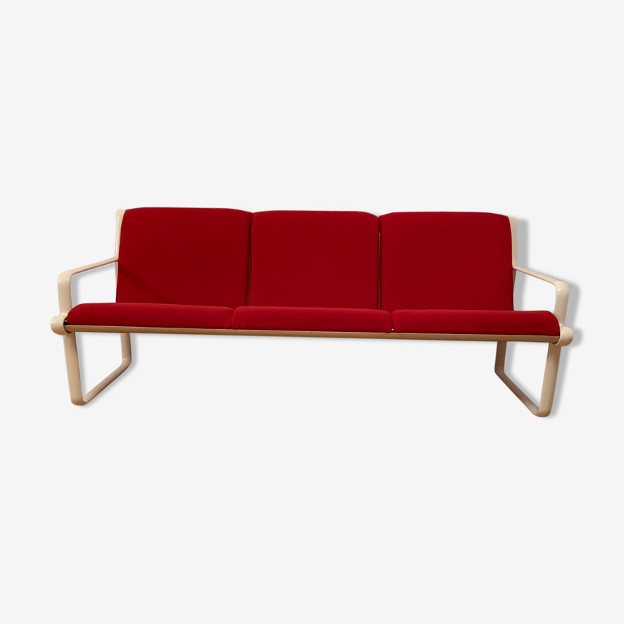 Canapé designer de Bruce Hannah et Andrew Morrison Knoll des années 70 |  Selency