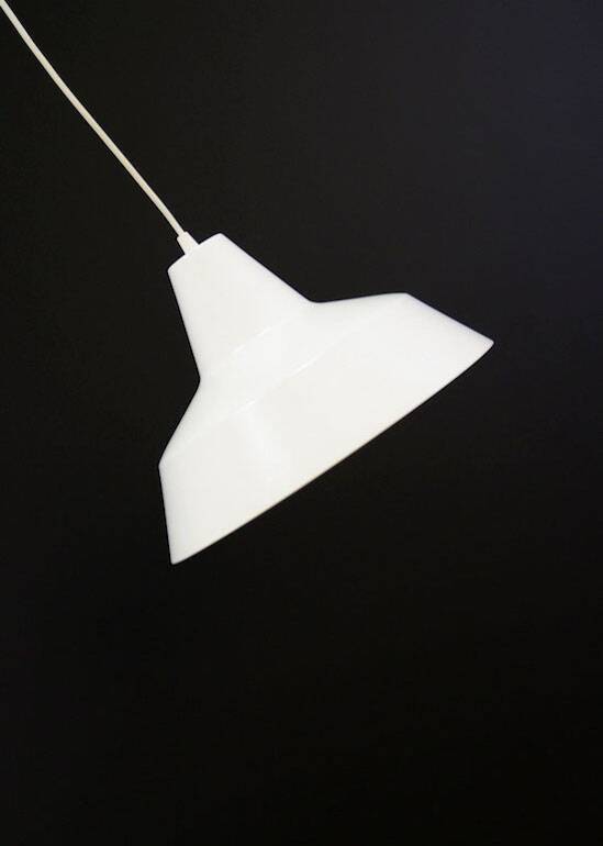 White chandelier, Danish design, 1970s, production: Denmark
