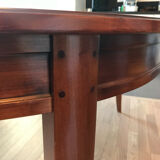 Round table and 2 cherry wood extensions