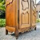 Provencal wedding armoire in walnut nîmes xviii eme century