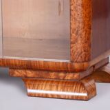 Restored ArtDeco Dressing Mirror, Palisandr, Walnut Root Veneer, France, 1920s