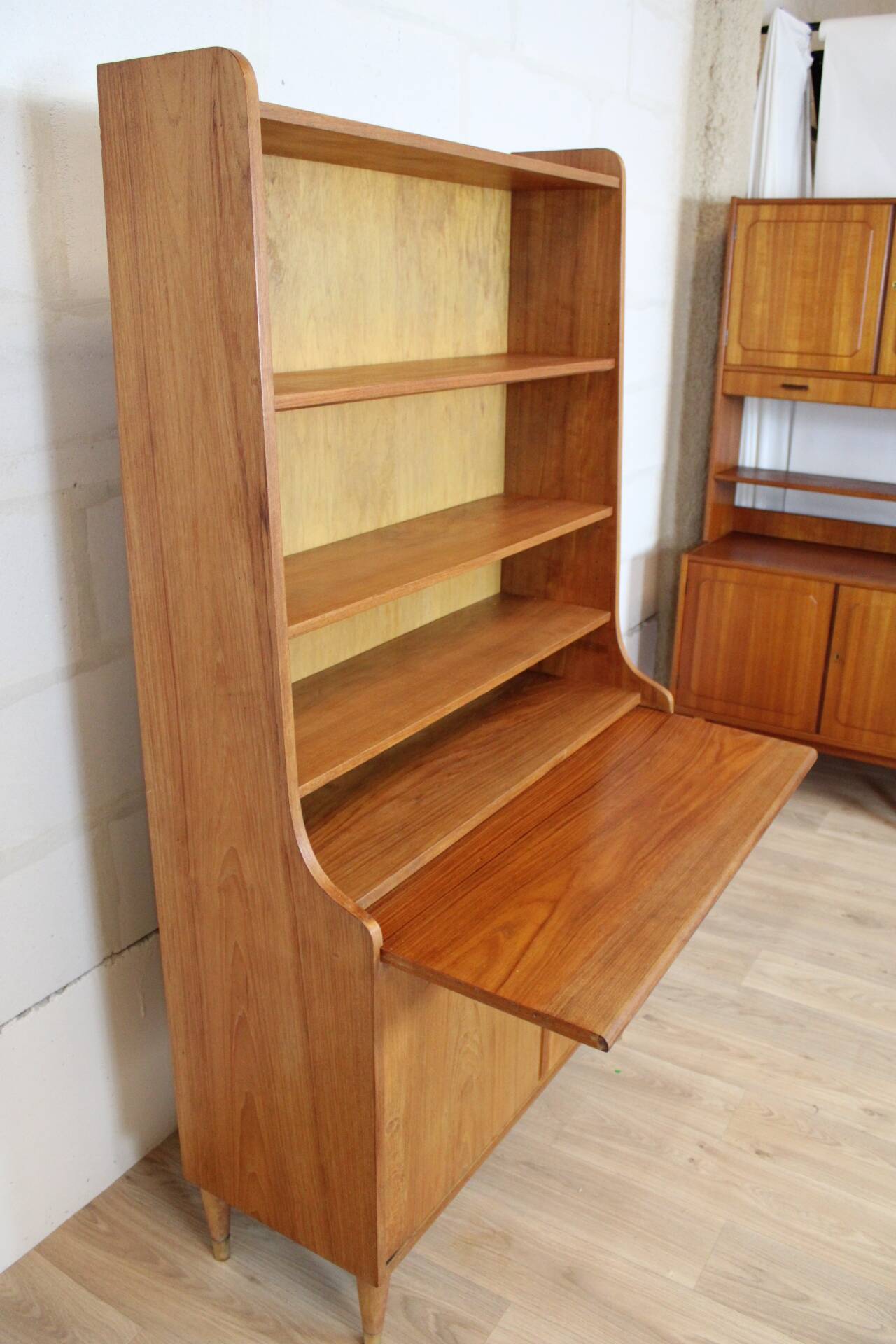 Teak bookcase, 1960 Denmark