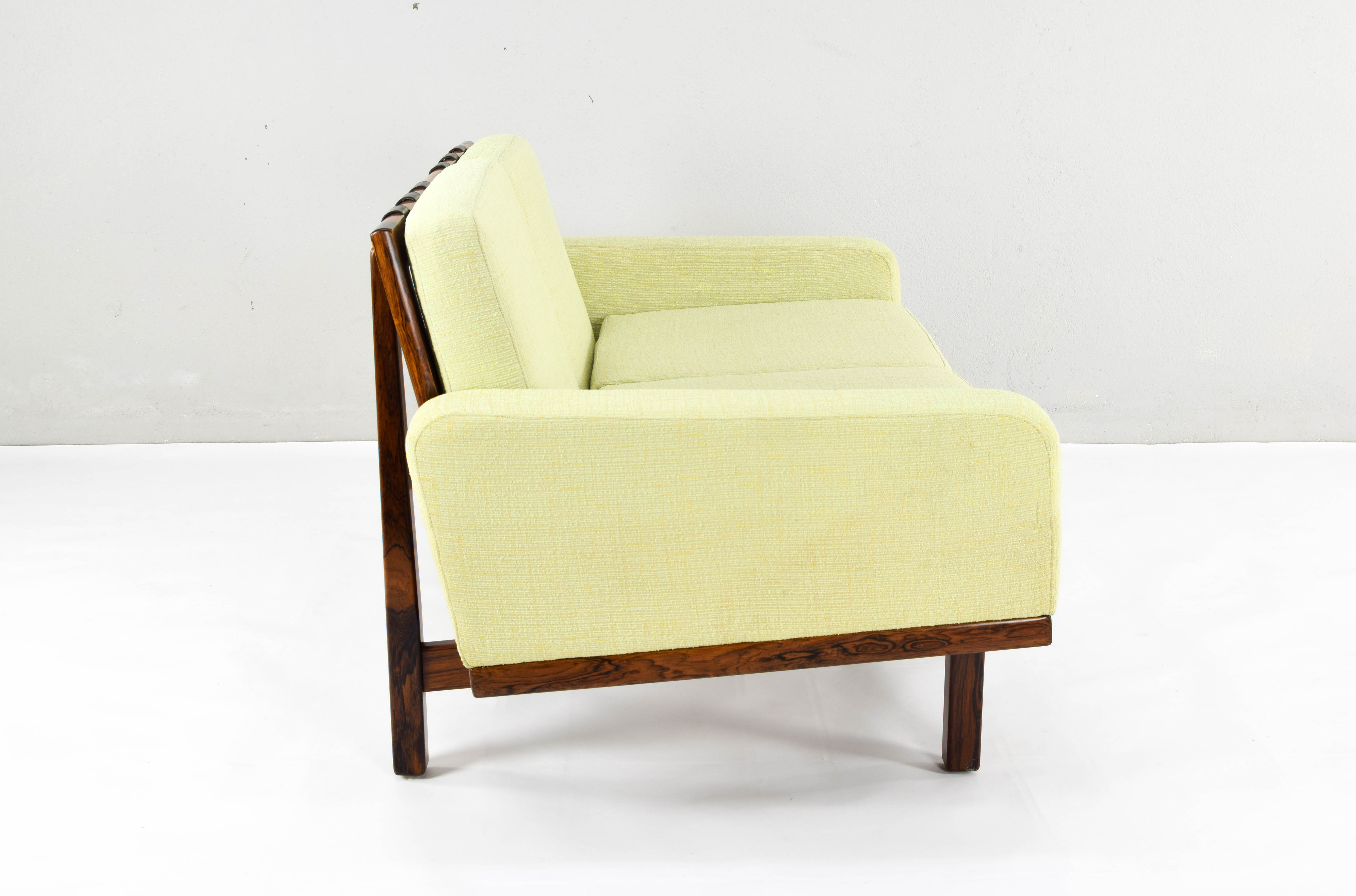 Eric merthen scandinavian modern tornado sofa 2-seater for ire möbler sweden 60s