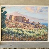 Tableau orientaliste de R. Couvidat - 91cmx73cm
