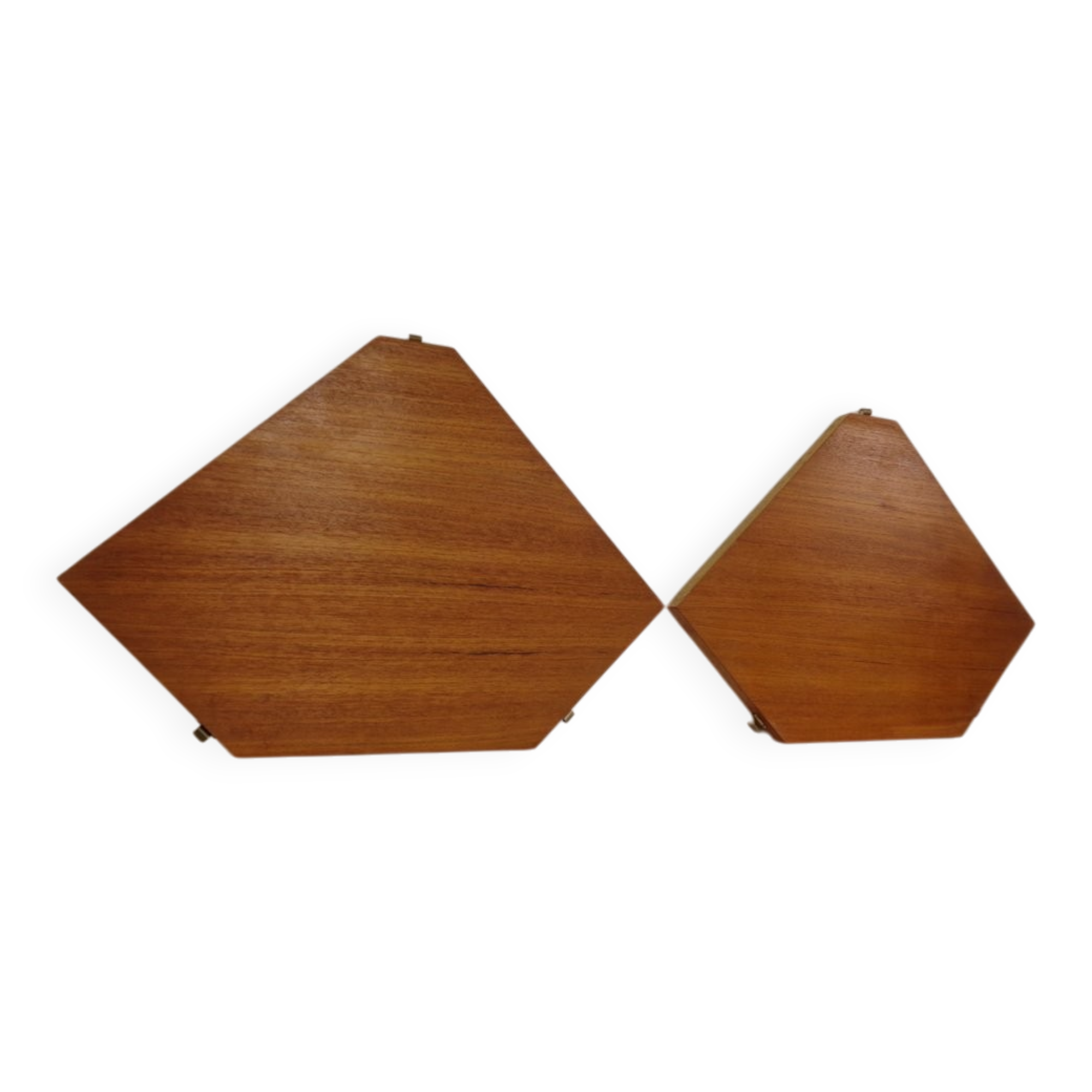 Swedish Teak Corner Shelf by Kajsa and Nils Nisse Strinning for String, 1950s