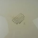 Flat oval décor Selestat, Schlettstadt, from Sarreguemines