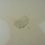 Plat ovale décor Selestat, Schlettstadt, de Sarreguemines