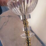 Clichy clouded glass handkerchief suspension