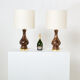 Pair of glass lamps Murano by Vincenzo Nason 1960