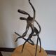 Sculpture Yves Lohé, couple de danseurs