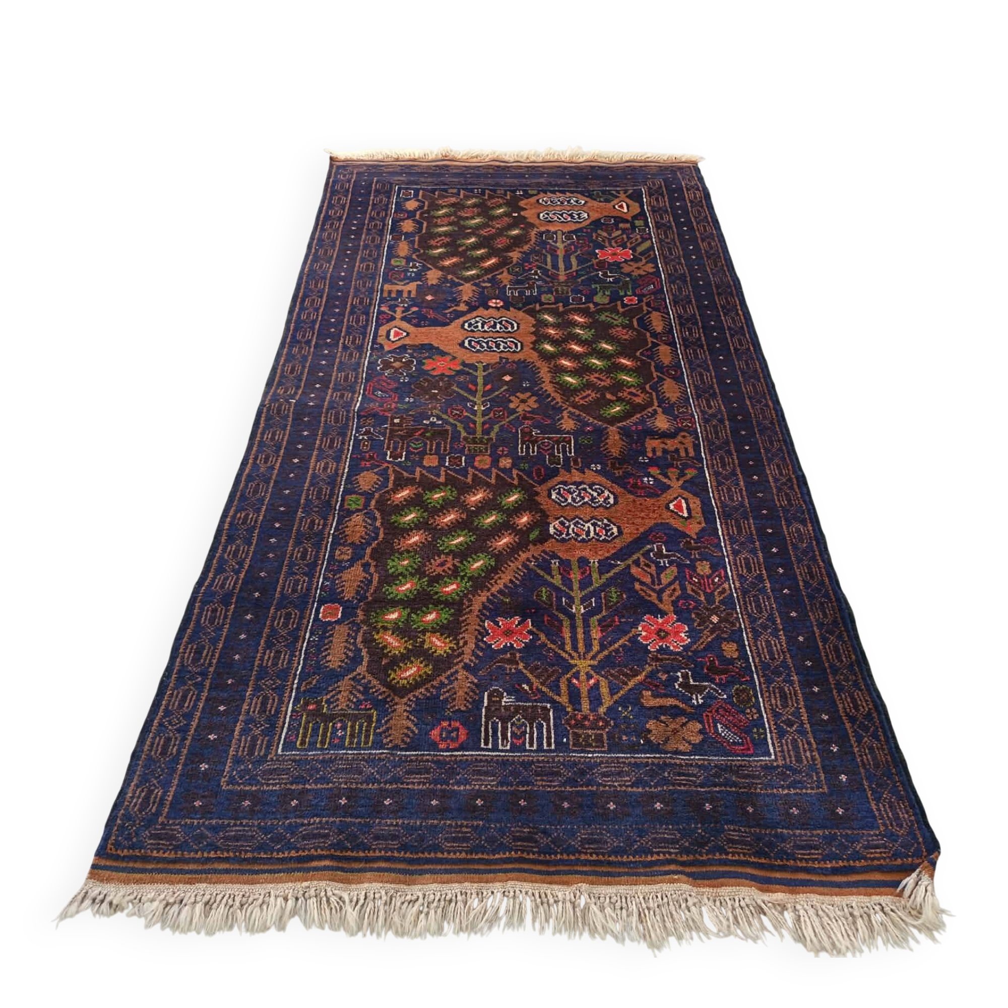 Handmade Afghan Belouch carpet