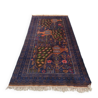 Handmade Afghan Belouch carpet