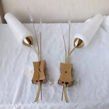 Pair of 1960s wall lights