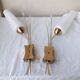 Pair of 1960s wall lights
