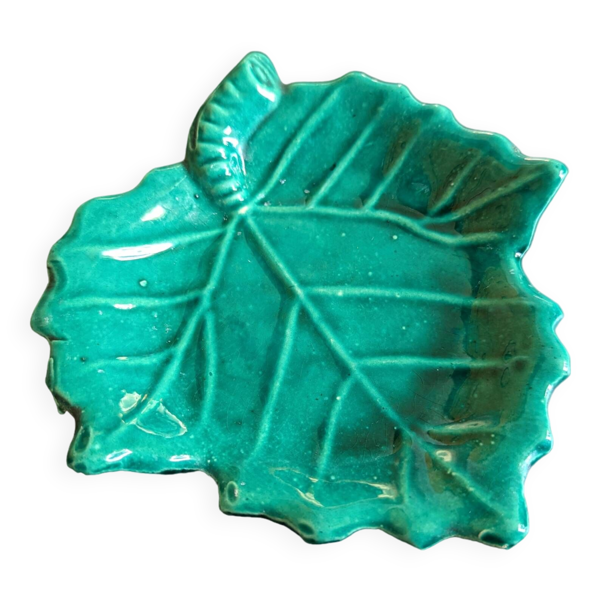 Ceramic leaf catchall