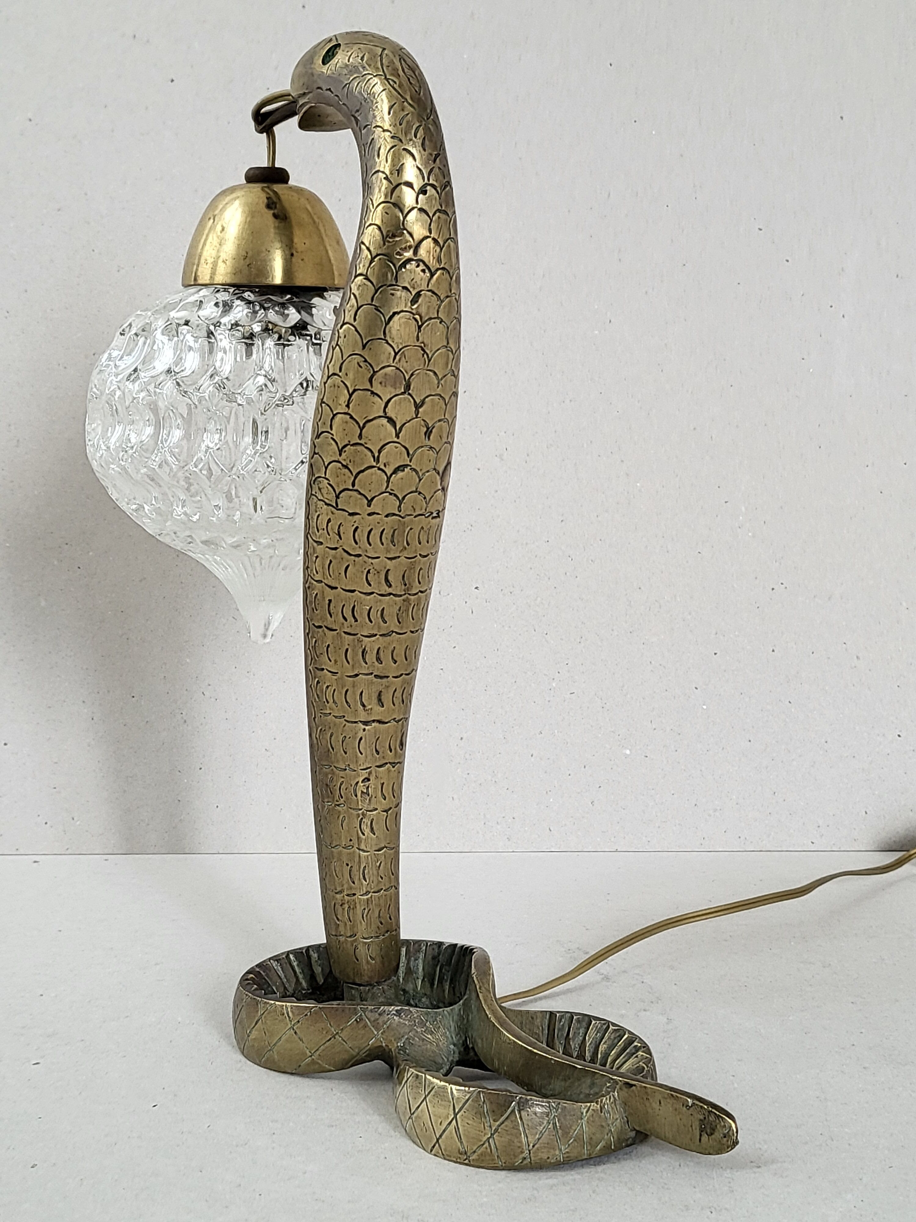 Vintage snake lamp 1970