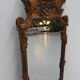 Miroir doré italien vintage 27x74cm