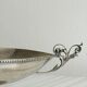 Metal footed compote