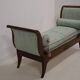 Empire-style gondola bench 19th