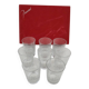 Set of 8 Baccarat crystal cups, Nancy model.