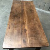 large walnut bistro table