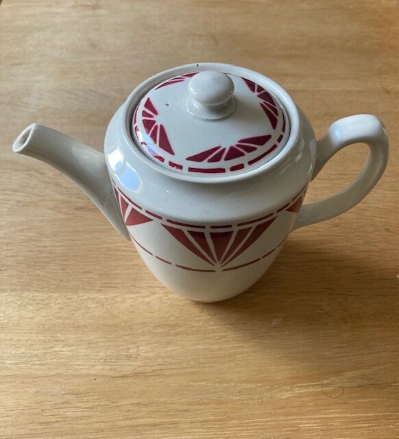 Teapot Sarreguemines and Digoin