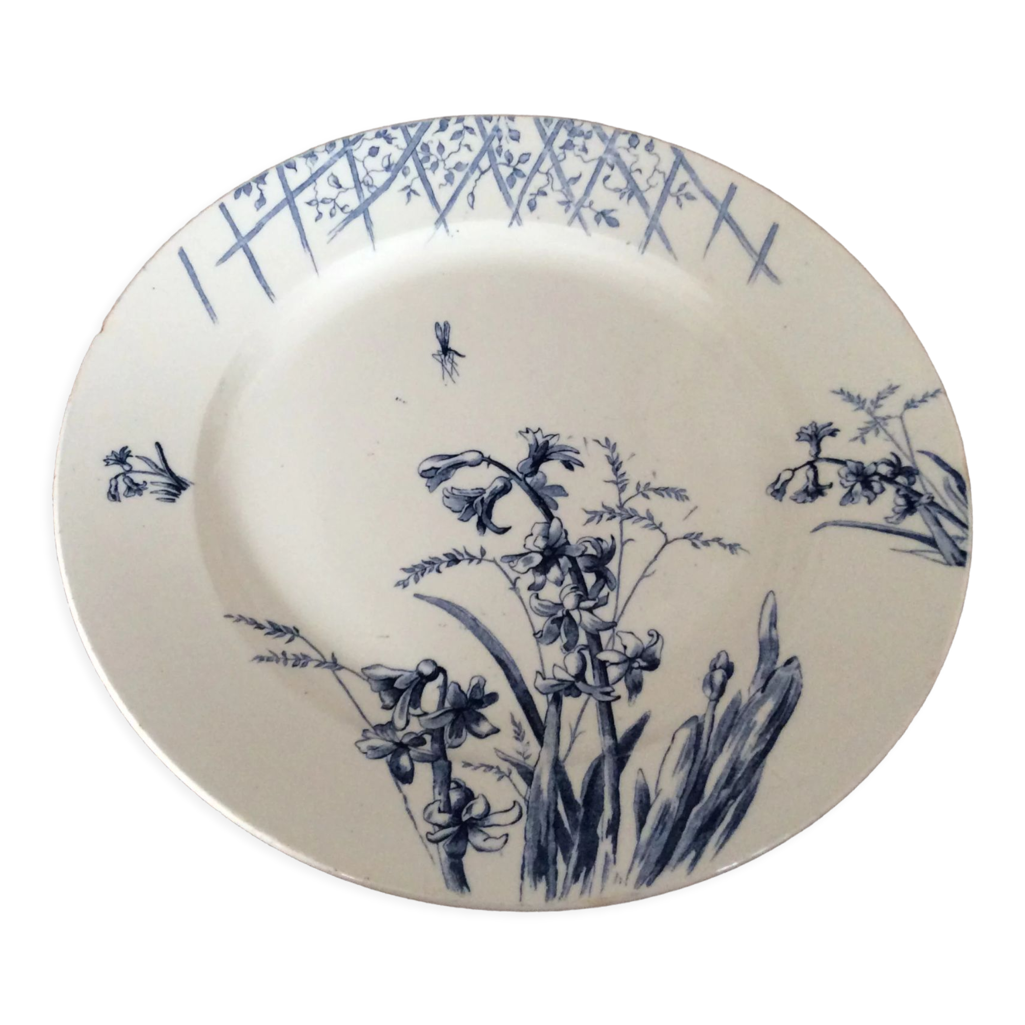 Round dish terre de fer