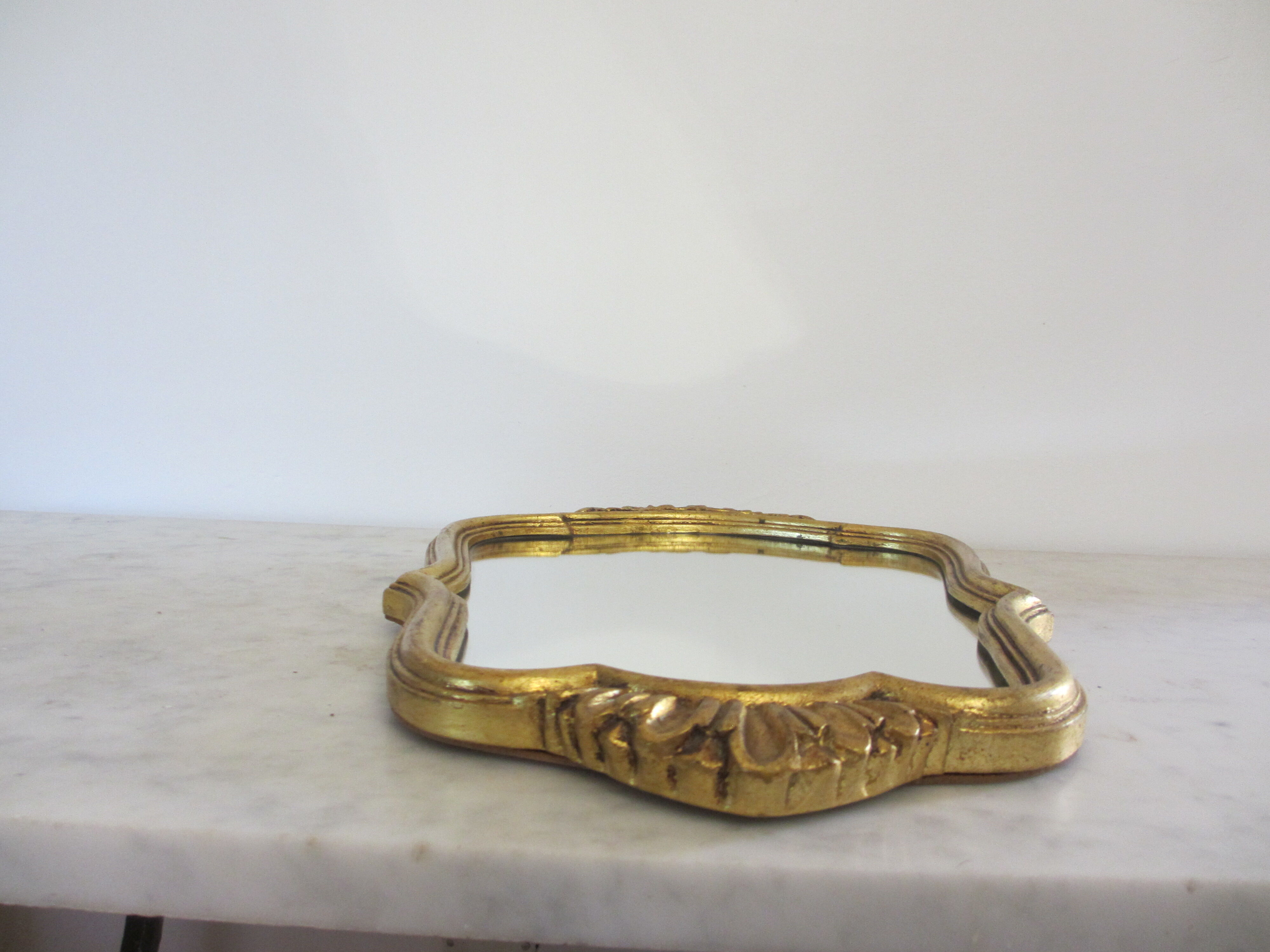 Gilded wooden mirror,