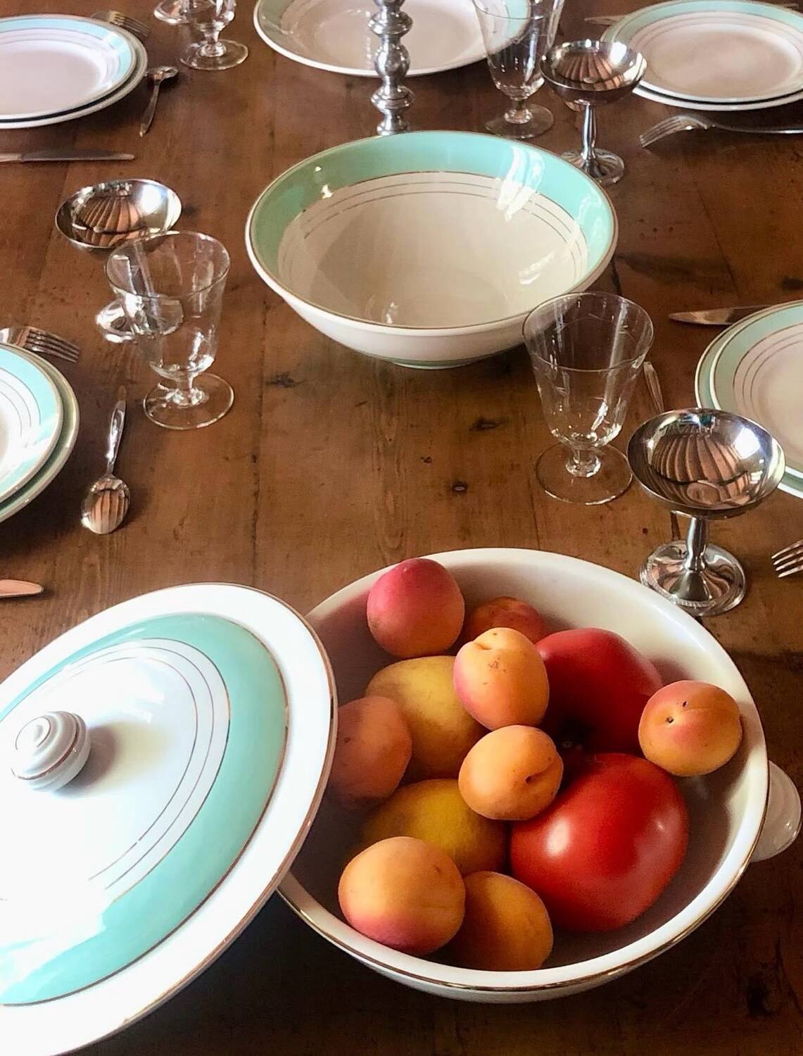 Luneville salad bowl Regency model