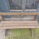 Antique wooden bench, France 19th century