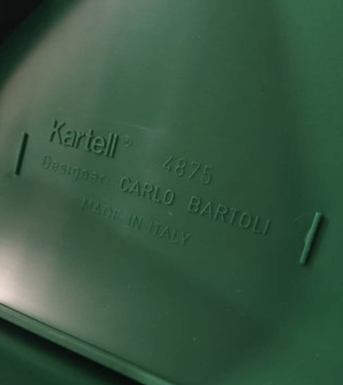 Pair of Kartell 4875 chairs by Carlo Bartoli
