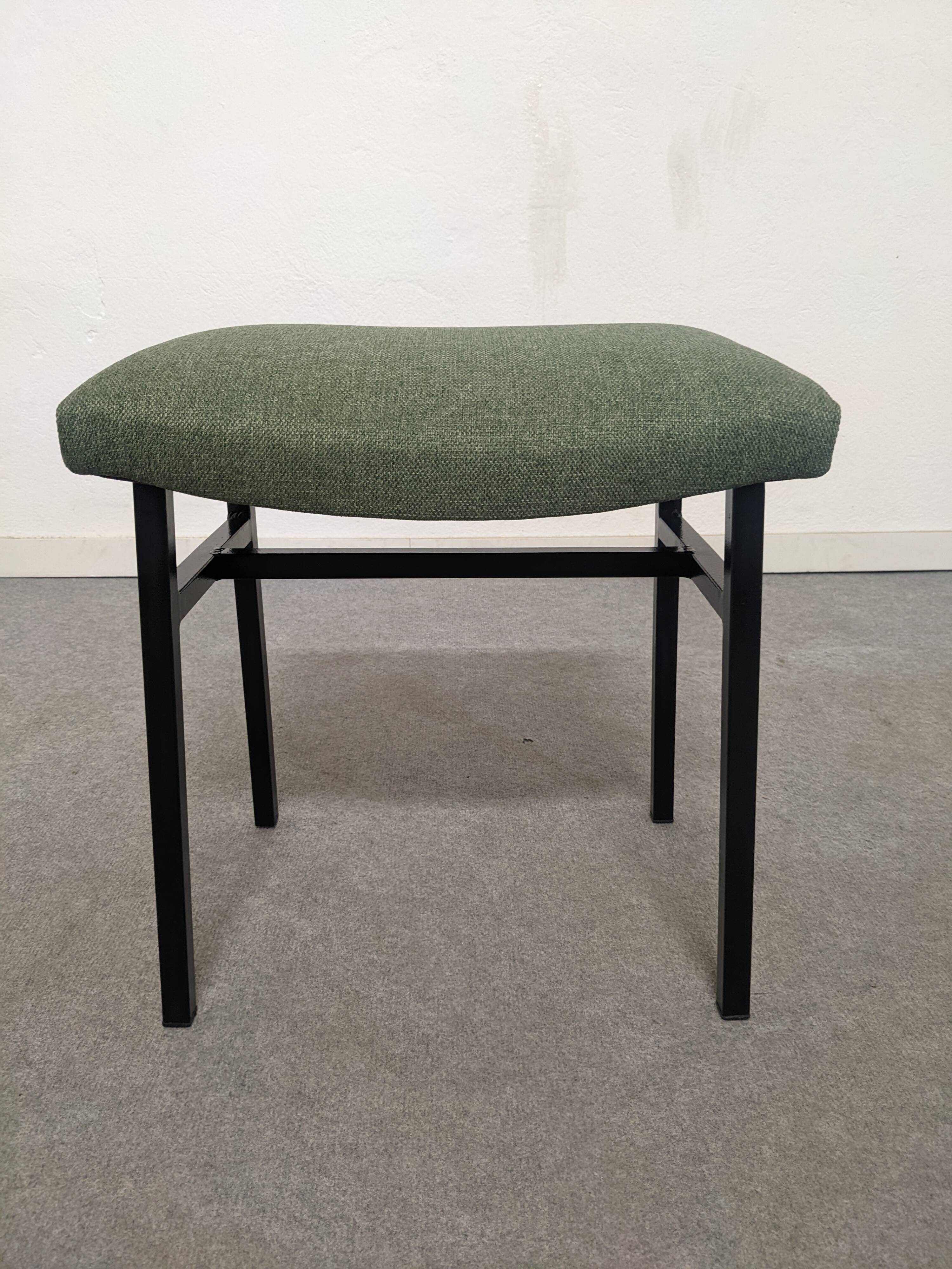 Modernist driver of the 50s/60s and her ottoman