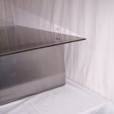 Stainless steel coffee table years 70